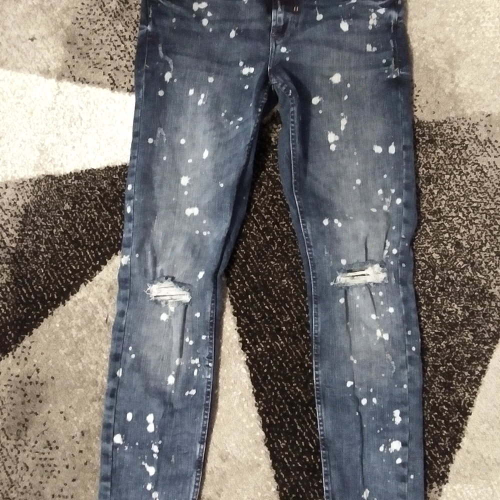 Women Zara Cropped Jeans Size 6